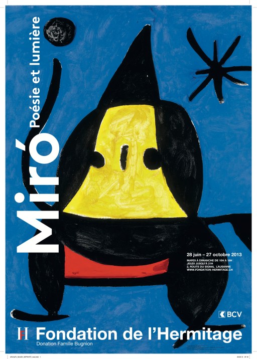 Affiche expo Miro Hermitage